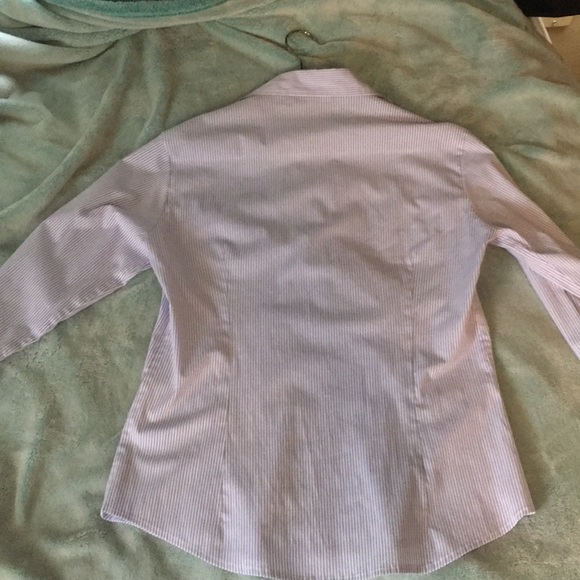 Blue and white stripped Tommy Hilfiger Button up - Picture 3 of 4